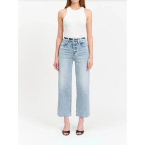 High Rise Wide Leg Ankle in Miracle