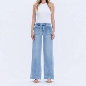 High Rise Patch Pocket Trouser