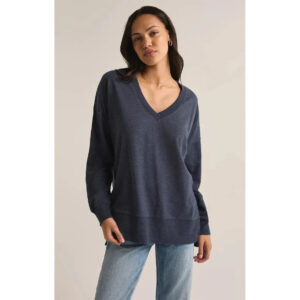 Modern V-Neck Weekender Top